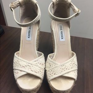 Steve Madden Crochet Wedges